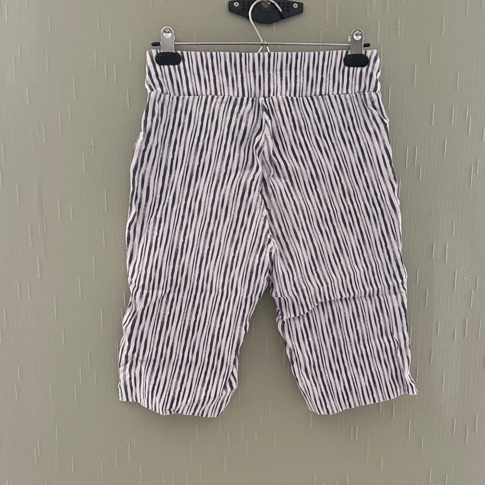 Insight Black and White Striped Bermuda Shorts - Picture 3 of 3